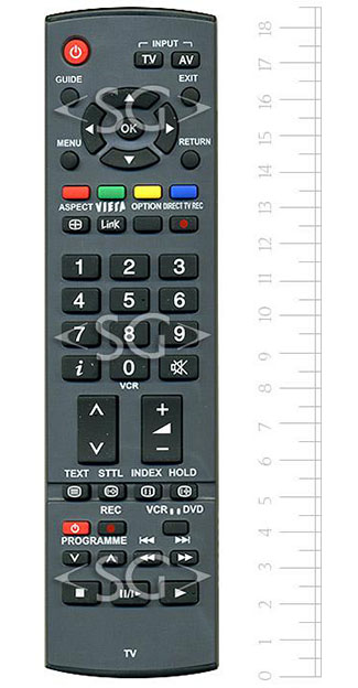 Пульт дистанционного управления для PANASONIC EUR7651110 viera